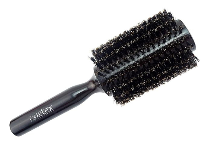 Black round hair brush for blow drying - small round brush bristle for Women and Men, cepillo blo... | Amazon (US)