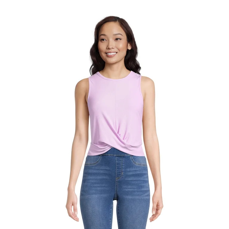Avia Women's Performance Modal Twist Tank Top, Sizes XS-XXXL - Walmart.com | Walmart (US)