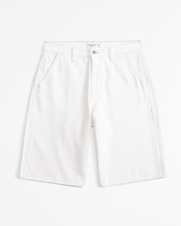 Women's Curve Love Mid Rise Slouchy Short | Women's Bottoms | Abercrombie.com | Abercrombie & Fitch (US)