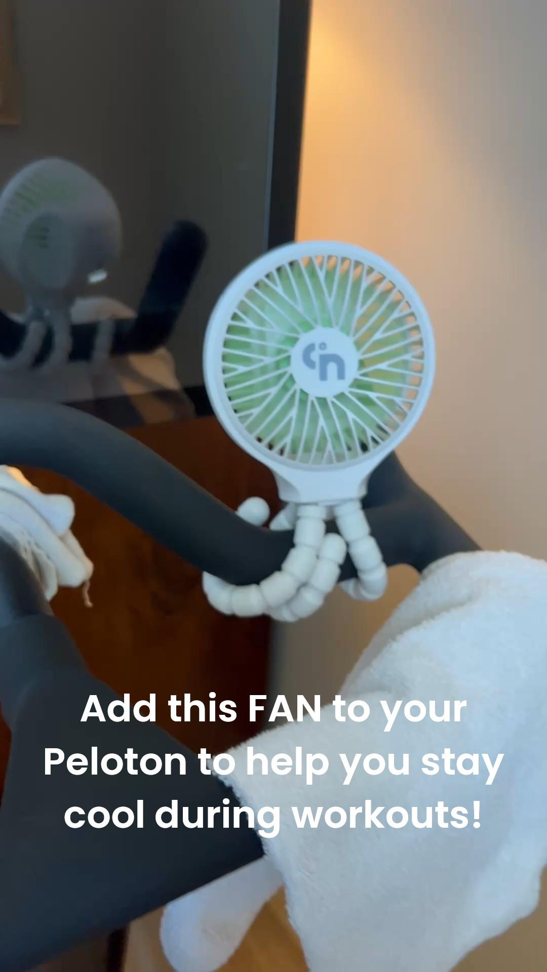 I love having this fan on my peloton bike! It works so well and makes a huge difference. It has 3 speed modes, it’s rechargeable with a long battery life. 
#fan #peloton #amazonfind #fitness

#LTKActive #LTKfitnessgoals #LTKselfcare