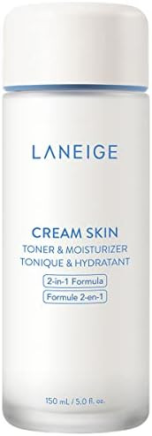 LANEIGE Cream Skin Toner & Moisturizer: 2-in-1 Amino Acid Rich Liquid, Soothe, Hydrate, and Stren... | Amazon (US)
