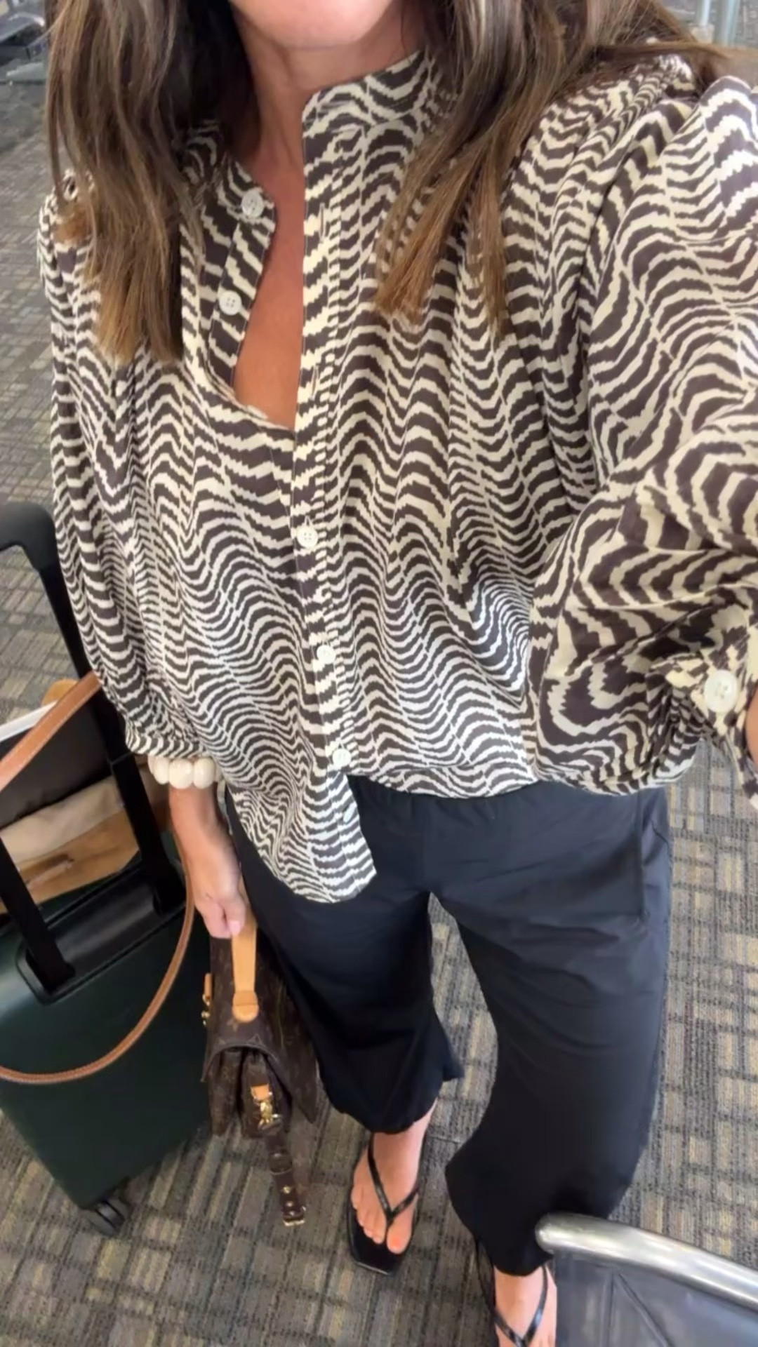 Travel outfit. 
XS top
2 petite pants

#LTKootd #LTKmomlife #LTKTravel