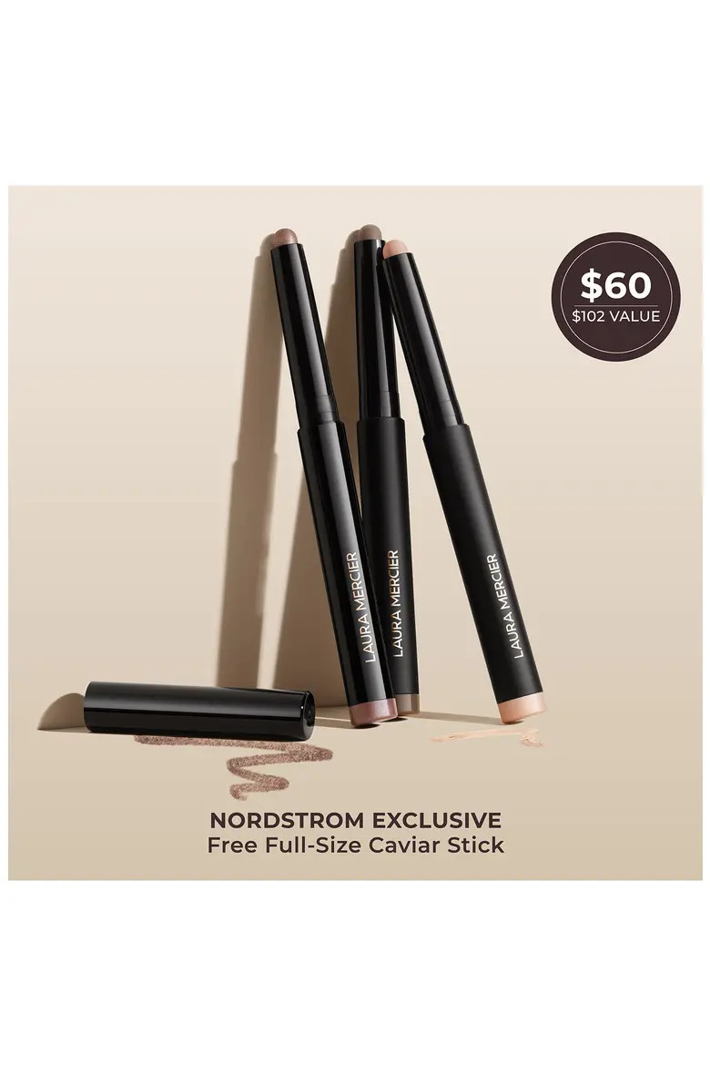 Effortless Eyes Caviar Stick Eye Shadow Trio Set $102 Value (Women) | Nordstrom | Nordstrom