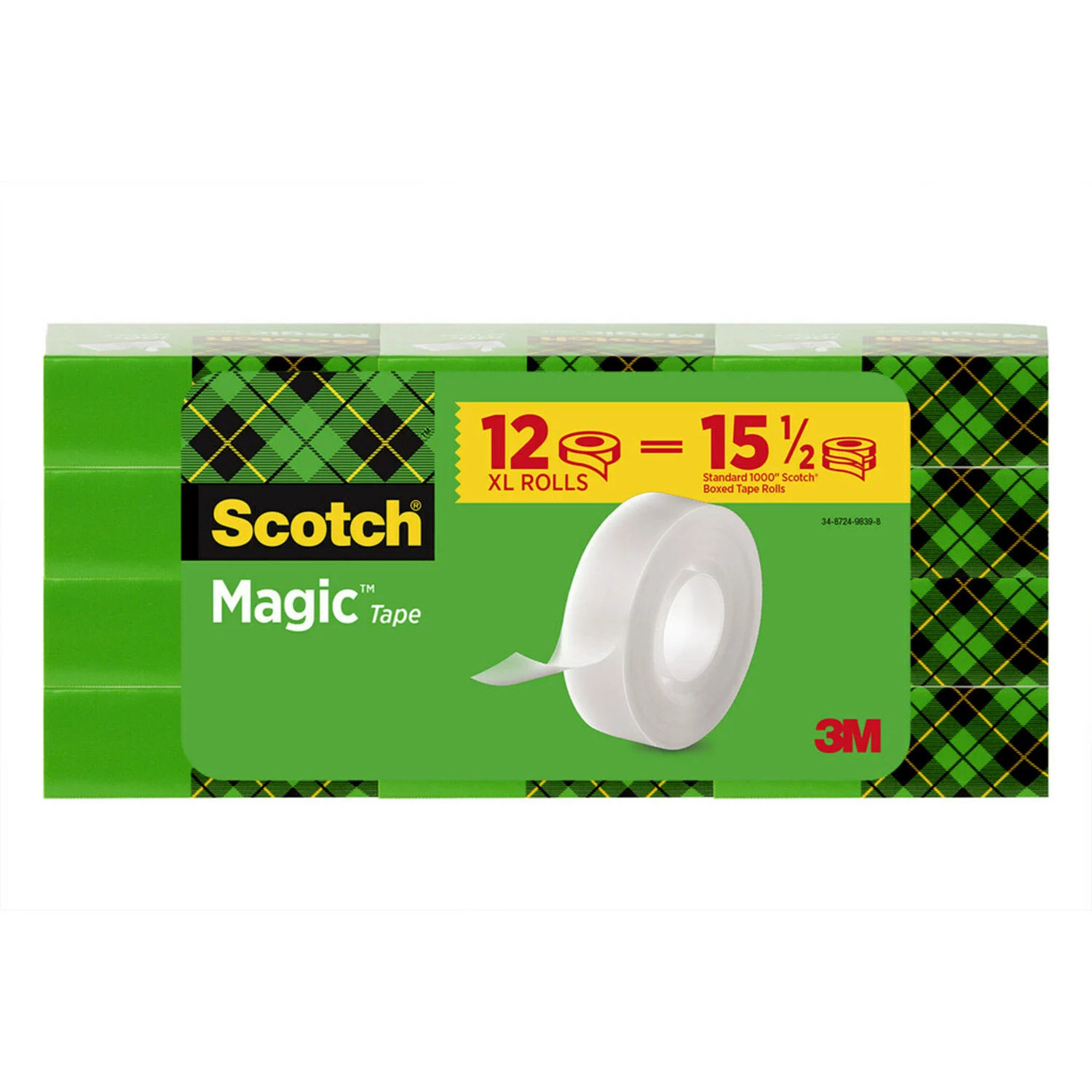 Scotch - Magic Tape, 3/4' x 1296', 1' Core - Clear | Sam's Club