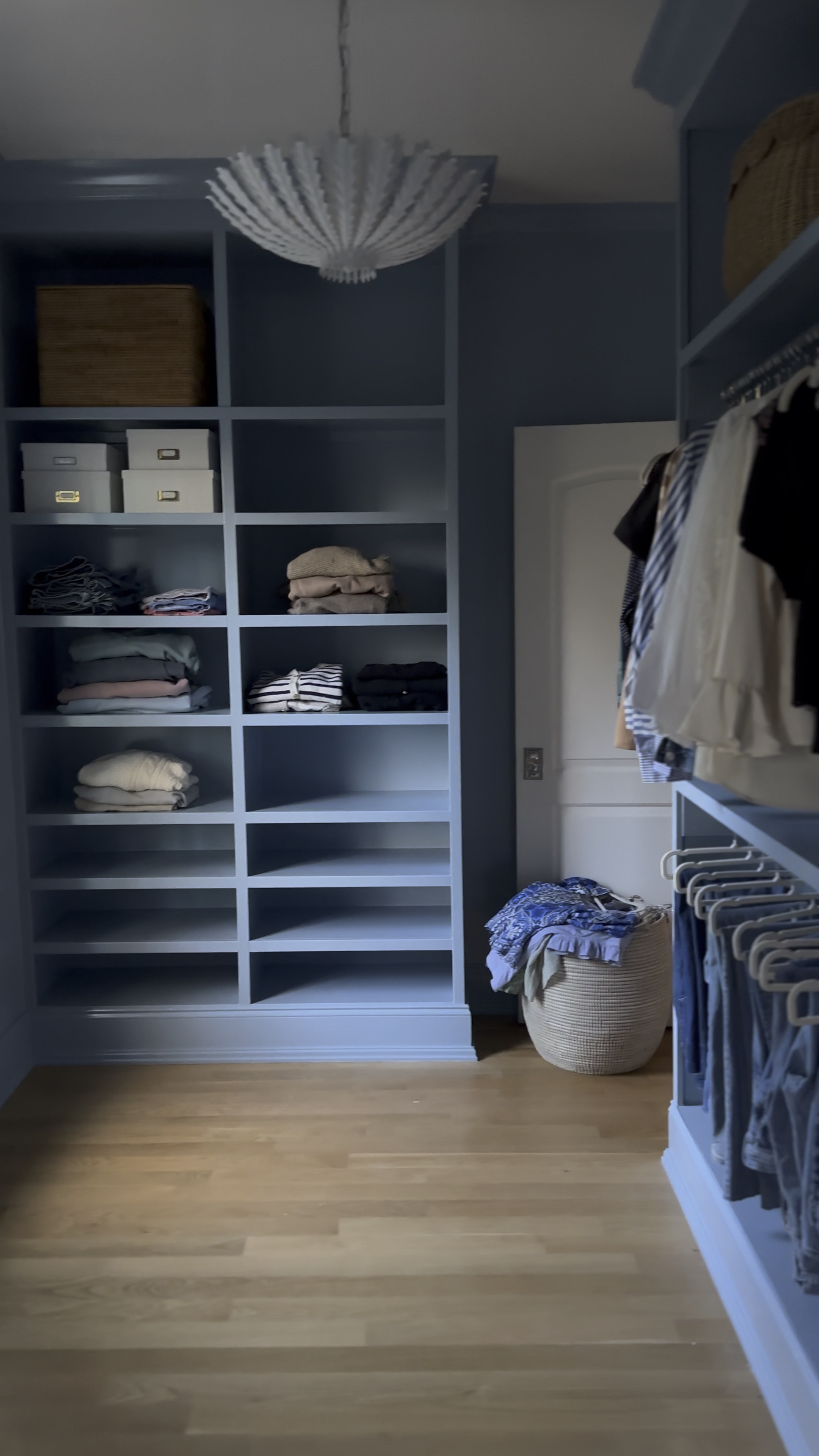 Closet is SW Faded Flaxflower in high gloss, using Benjamkn Moore Advance line.


#LTKHome