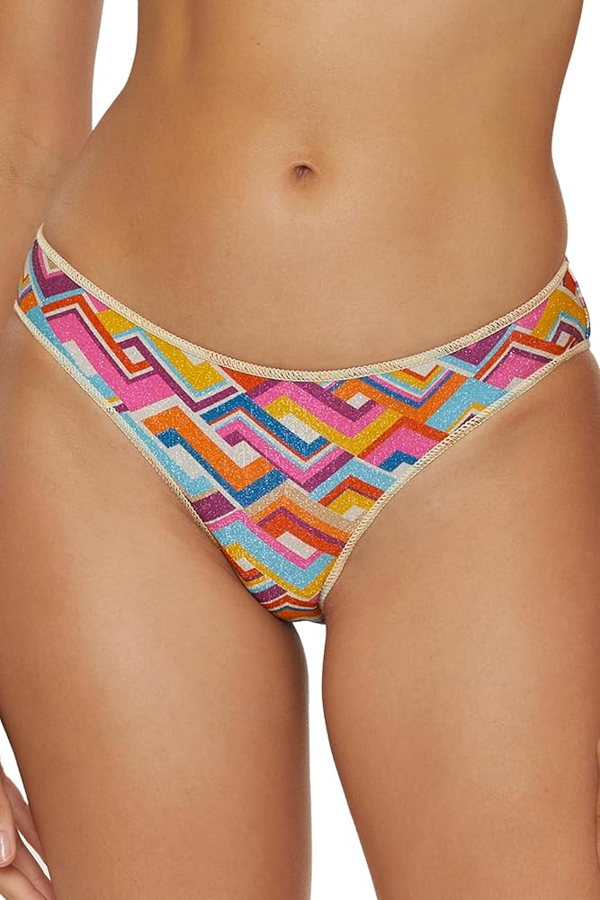 BECCA Women's Las Palmas Bikini Bottom, Cheeky Coverage, Swimwear Separates | Amazon (US)
