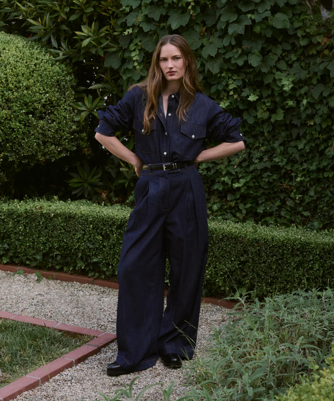 Denim Newport Trouser | Jenni Kayne