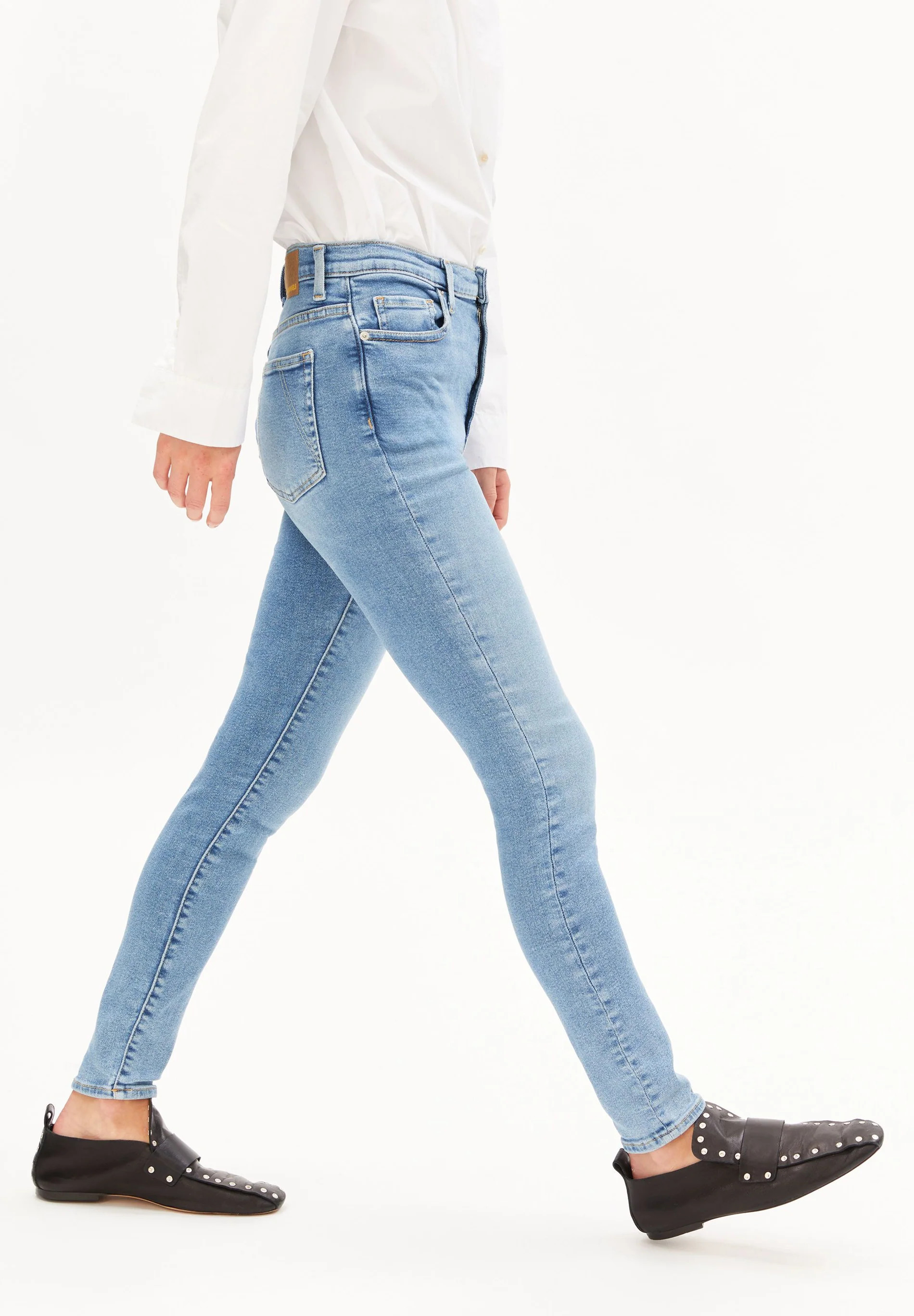 "INGAA HIGH WAIST SKINNY JEAN Skinny Jeans High Waist Bio-Baumwoll Mix  X-Stretch" | ArmedAngels (DE)