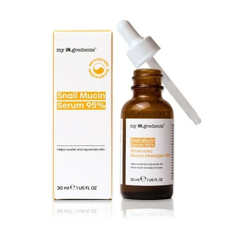My iN.gredients Snail Mucin Serum 95% - Moisturizing & Hydrating Serum for All Skin Types | Walmart (US)