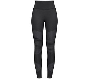 Spanx Look At Me Now Seamless Moto Leggings - Black | QVC