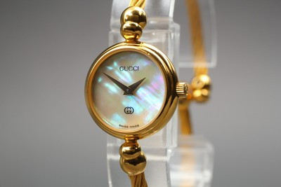 [Near MINT] GUCCI 2700L White Shell Dial Vintage Quartz Women's Watch From JAPAN | eBay US