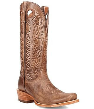 Dan Post Women's Adelaide Leather Square Toe Tall Western Boots - 8.5 | Dillard's