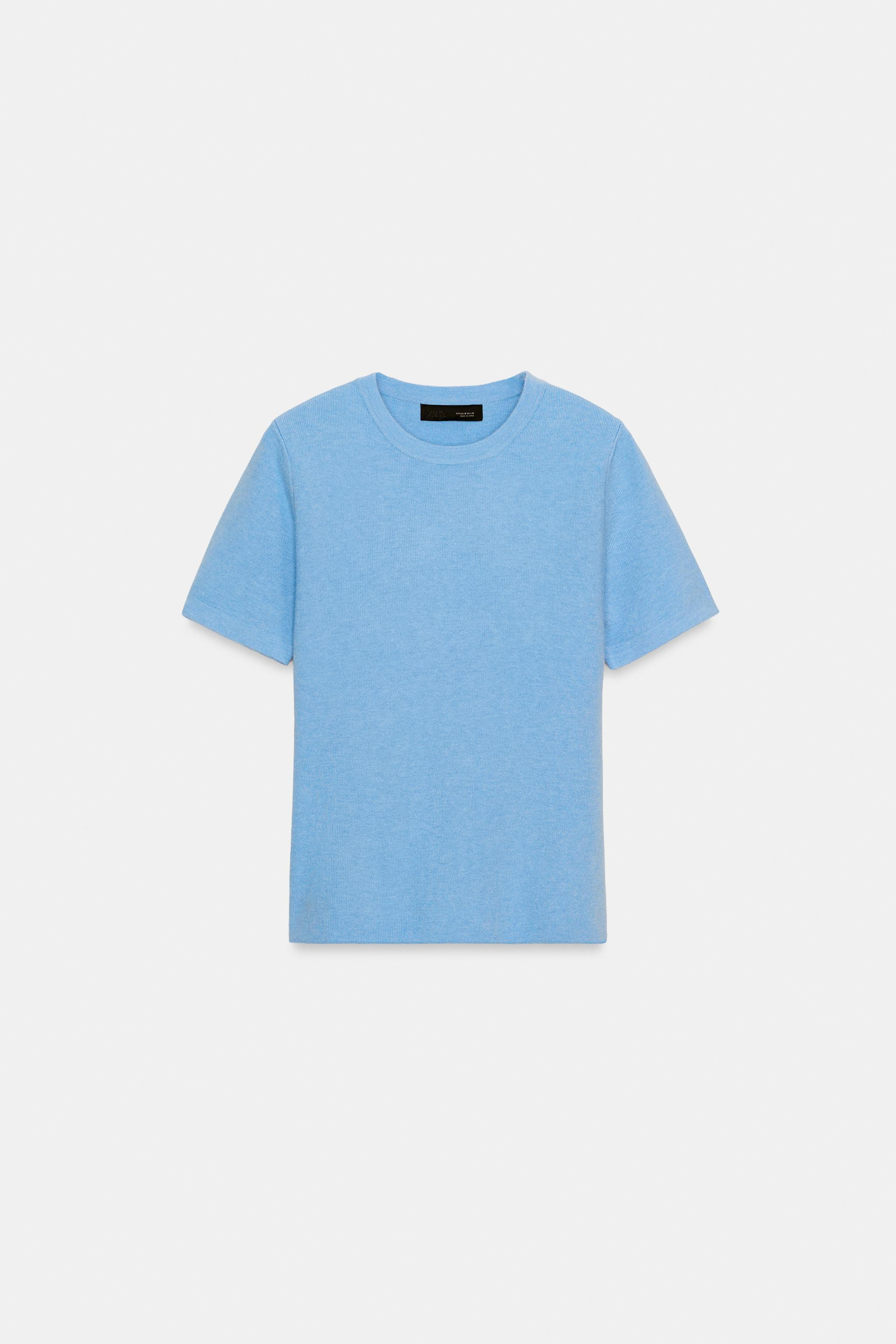 SOFT FEEL SHORT SLEEVE KNIT JUMPER | Zara US