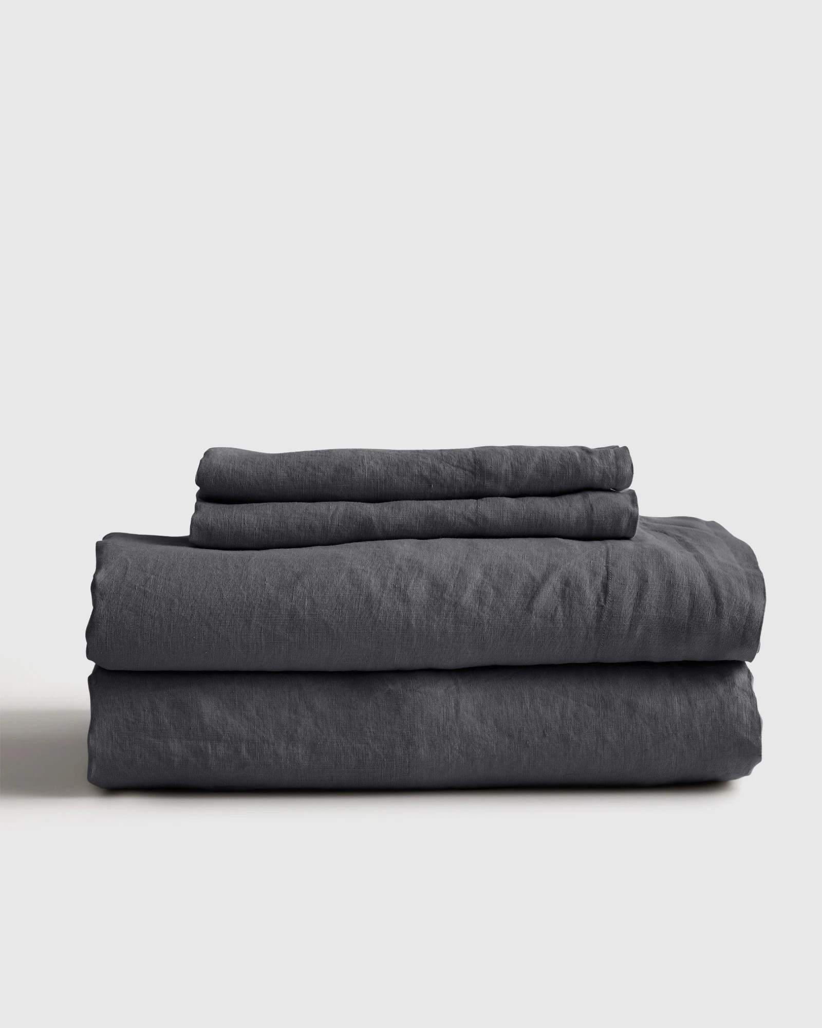 European Linen Sheet Set in Charcoal | Quince