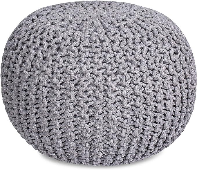 LIGHTWEIGHT & STURDY: designed with lightweight cotton and bean bag filling making this pouf easy... | Amazon (US)