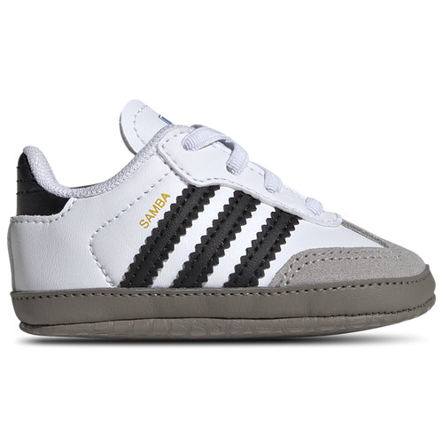 Boys Infant adidas Originals adidas Originals Samba Crib - Boys' Infant Shoe Black/Clear Granite/White Size 05.0 | Kids Foot Locker (US)