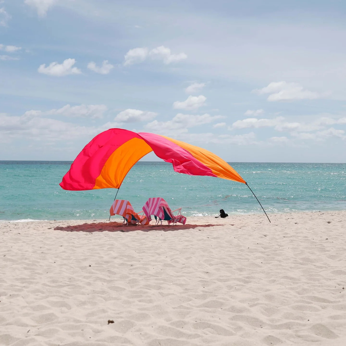 Shibumi Shade Classic with Quiet™ Canopy - Limited Edition Pink & Orange | Shibumi