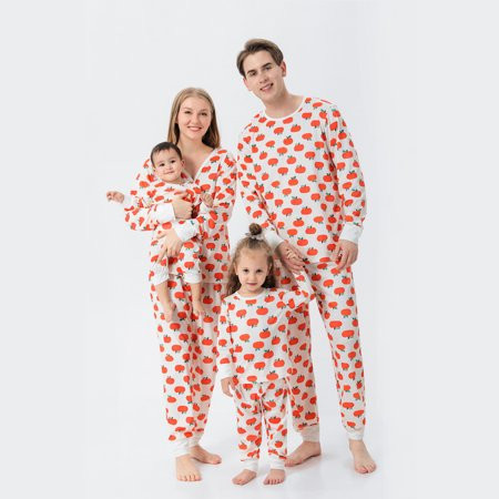 Christmas Family Matching Sets Print Matching Family Pajamas Crew Neck Pjs Sleepwear For Family Parent-Child Tops+Pants | Walmart (US)