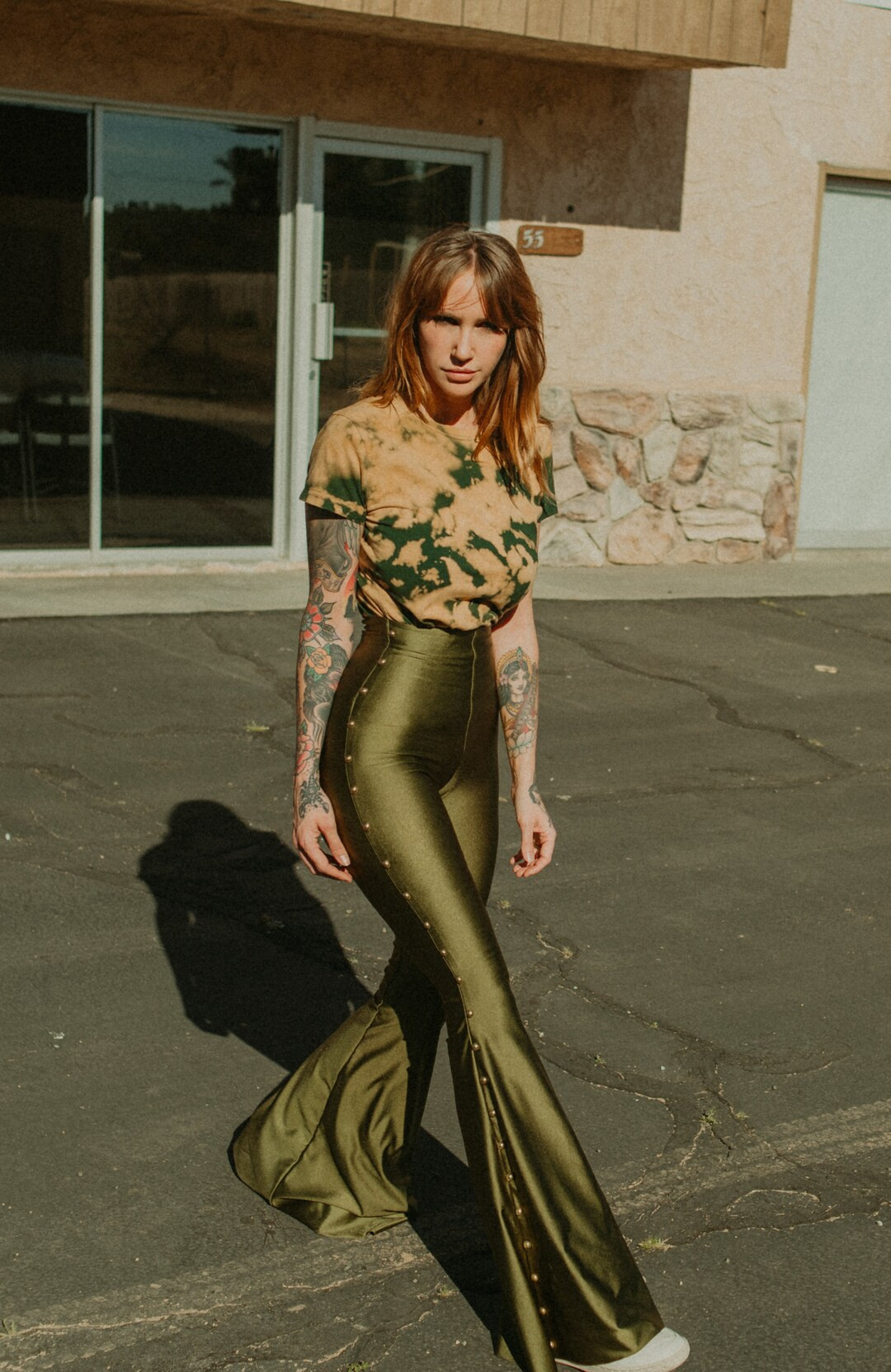 Ready to Ship Medium Traditional in Avocado With Gold Side - Etsy | Etsy (US)