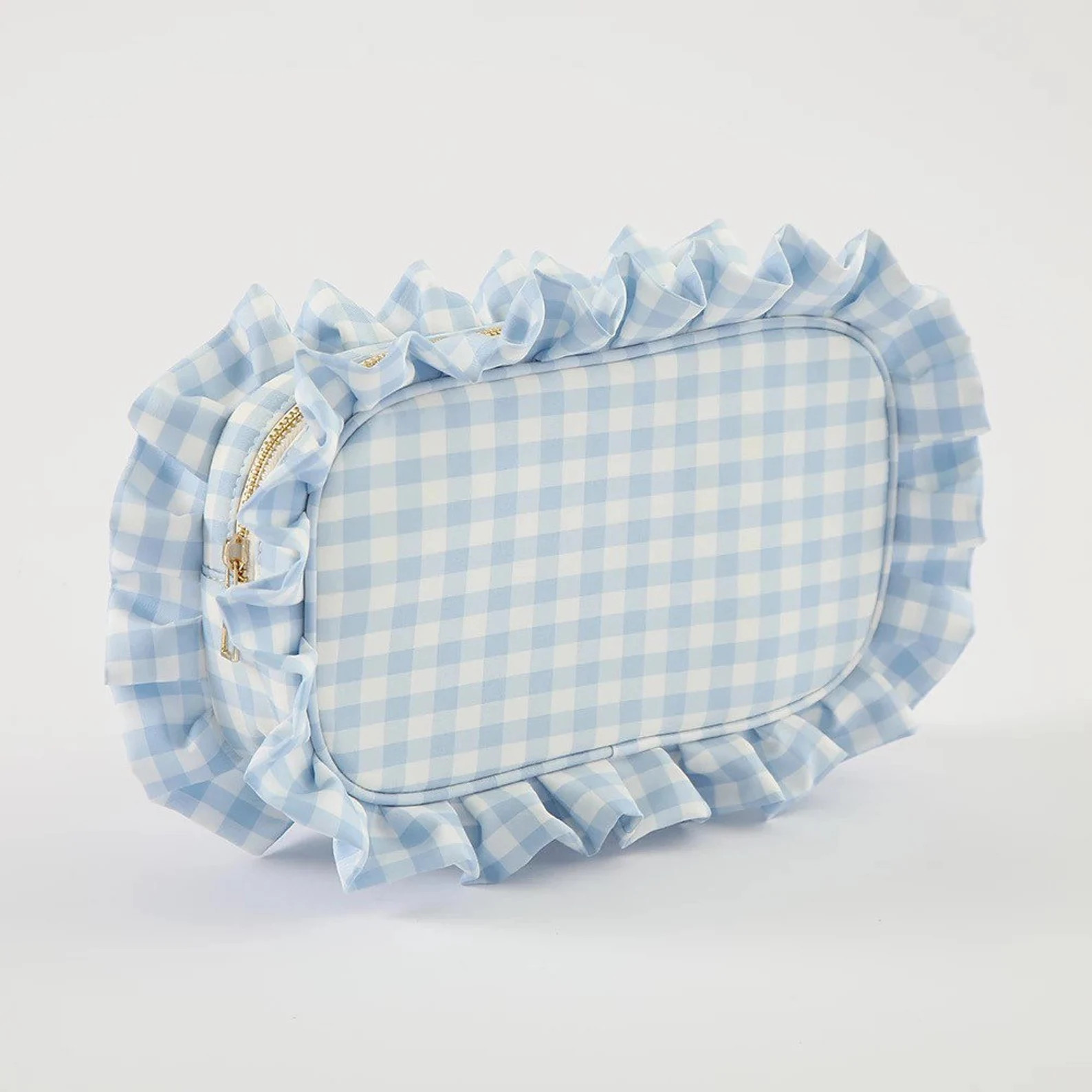 Medium Ruffle Cosmetic Toiletry Bag, Customized Travel Bag, Chenille, Bridesmaid Gift, Birthday, ... | Etsy (US)