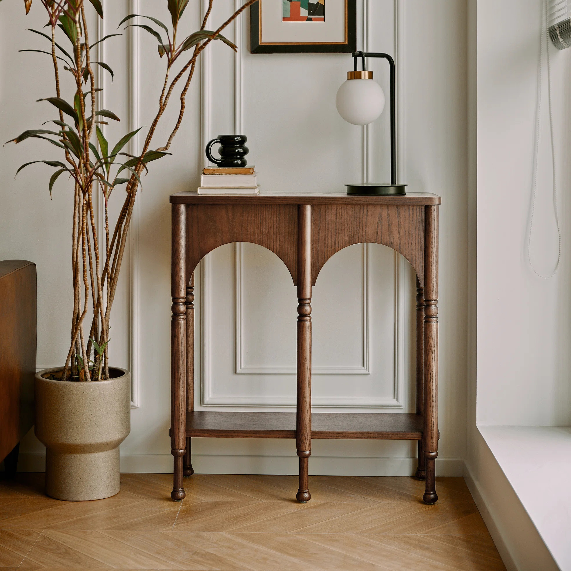 Solid Wood Console Table with Storage | Wayfair North America