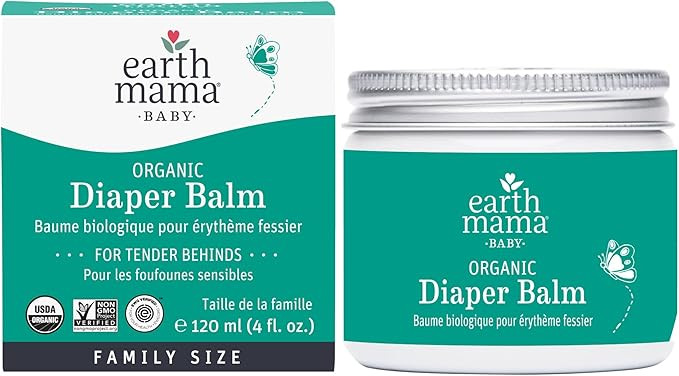 Earth Mama Organic Economy Size Diaper Balm | Diaper Cream for Baby | EWG Verified, Petroleum & A... | Amazon (US)