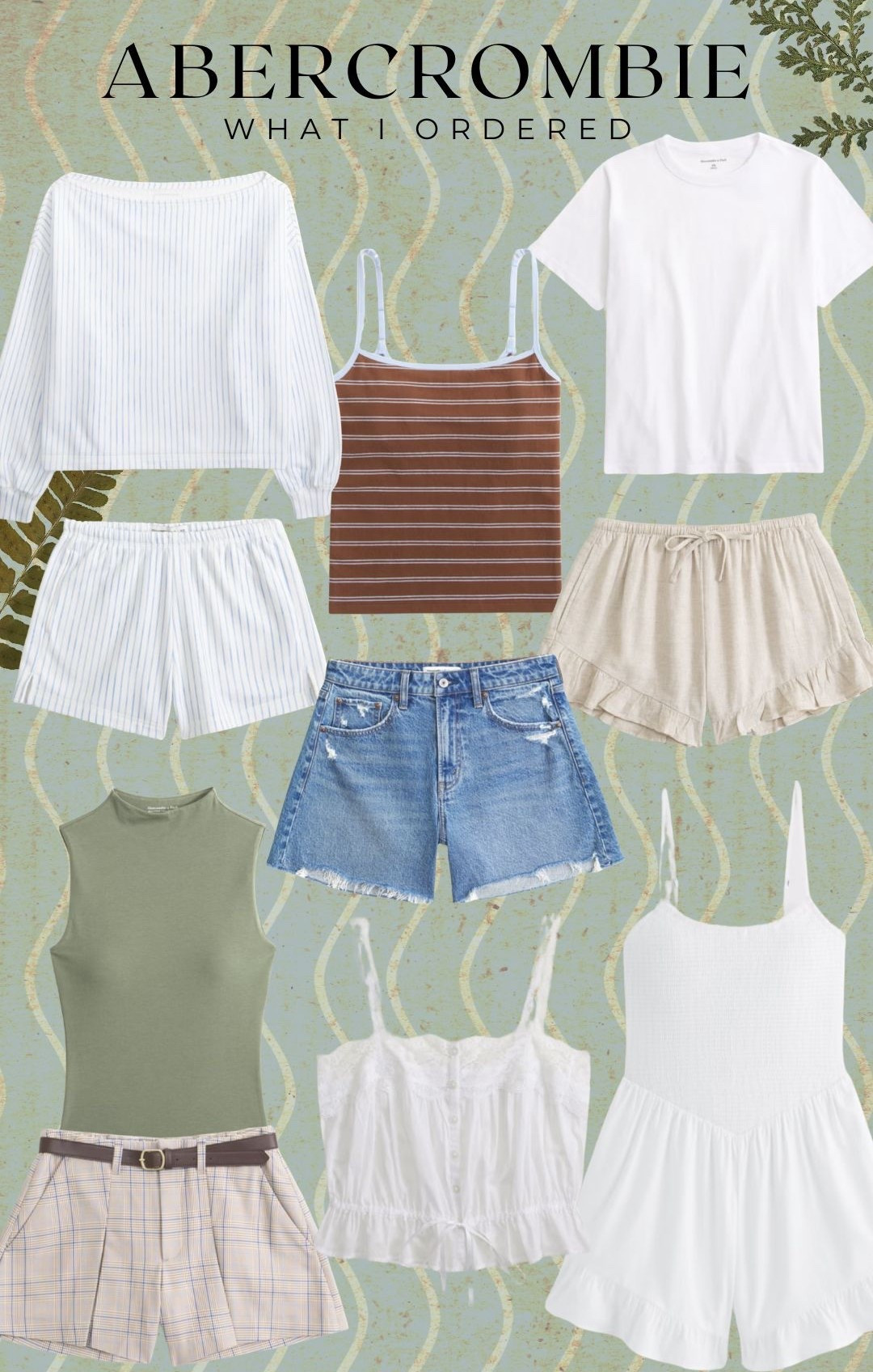 my recent order 🤍  @abercrombie summer outfit, spring outfit, travel, vacation outfits 

#LTKTravel #LTKootd