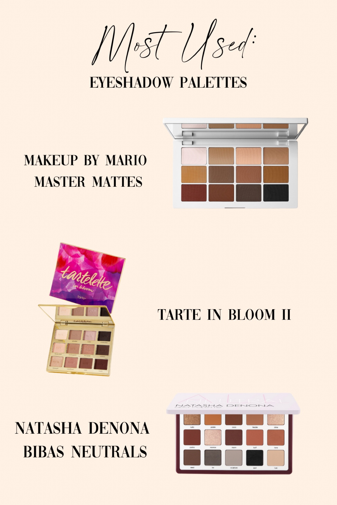 My most used eyeshadow palettes in my professional makeup kit! 🤍

#LTKbeauty #LTKwedding