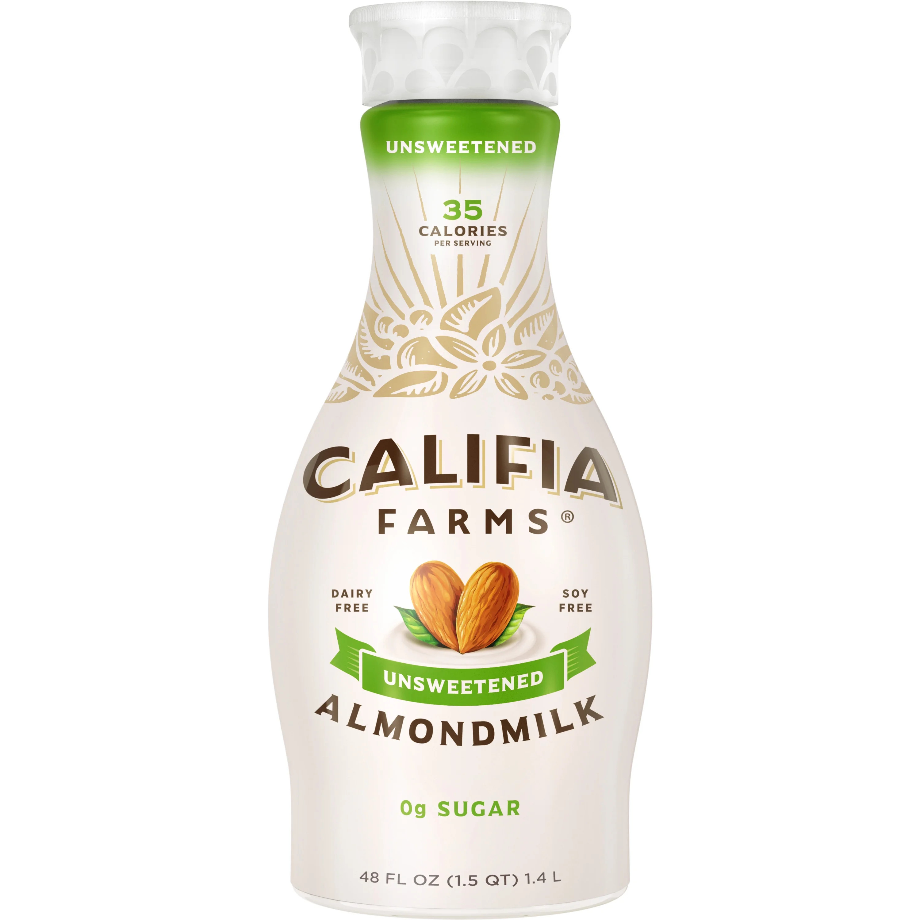 Califia Farms Unsweetened Almond Milk 48 Fluid Ounces | Walmart (US)