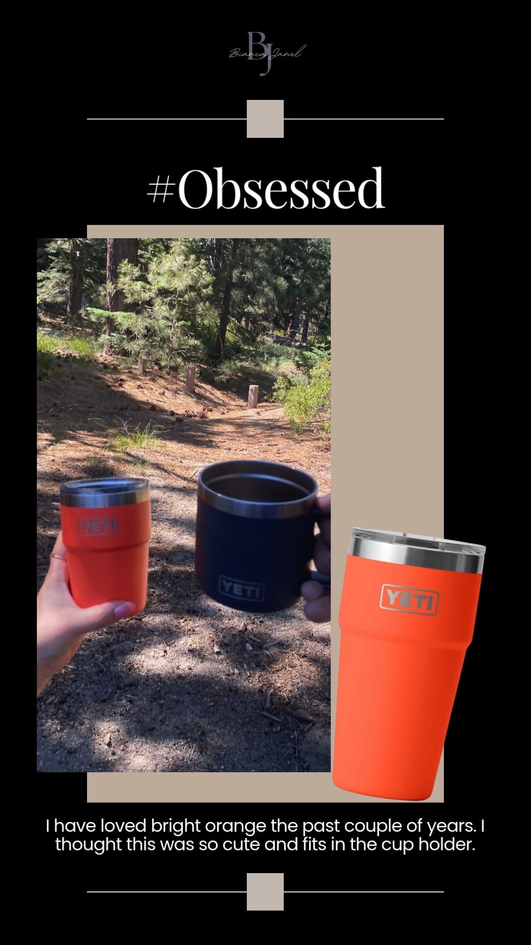 Current obsession: my YETI Rambler 20 oz Stackable Tumbler in the boldest orange 🍊

It’s giving sunshine-in-a-cup vibes and keeps my drinks ice cold on every summer adventure. The MagSlider lid is a game changer, and it stacks for easy packing.
Whether I’m road tripping, camping, or just heading to the beach—this tumbler is coming with me.

Linked it on LTK because you need this for summer 
#YETIRambler #LTKFinds #SummerEssentials #StayHydrated #LTKCamping #BiancaJanel #OutdoorVibes #LTKUnder50 #TumblerGoals #DrinkwareObsessed

#LTKSeasonal #LTKBeauty #LTKActive