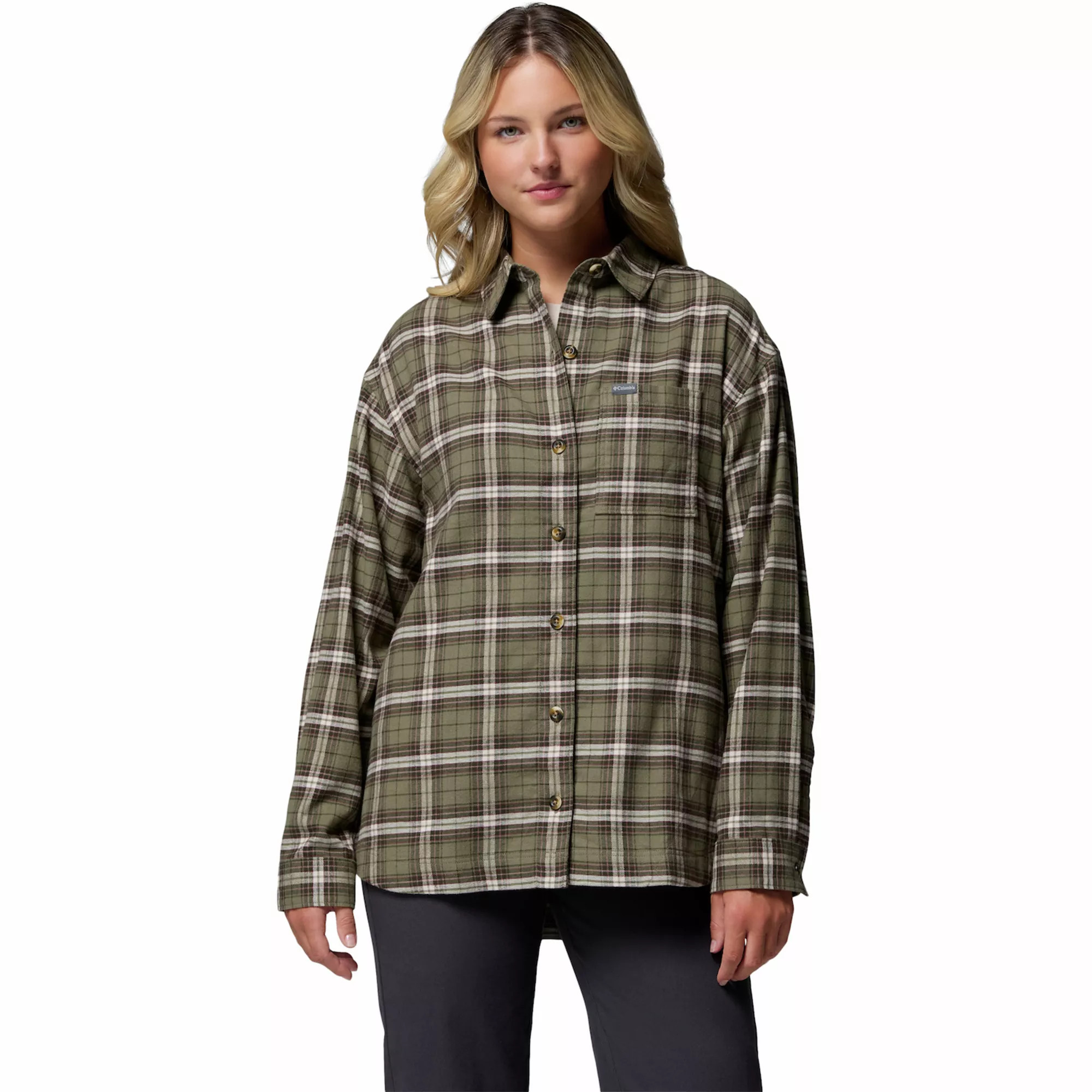 Women's Columbia Flannel Button-Down Shirt | Kohl's