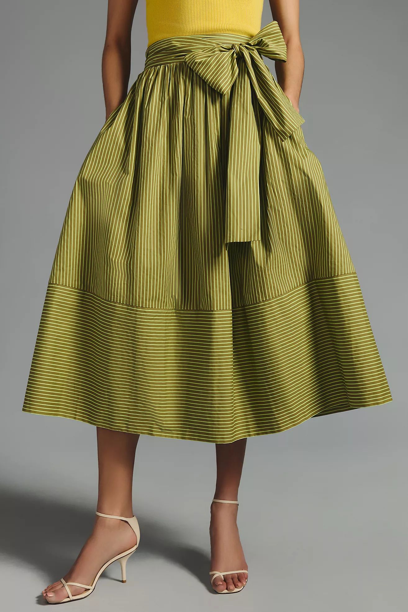 Sunday in Brooklyn Striped A-Line Skirt | Anthropologie (US)