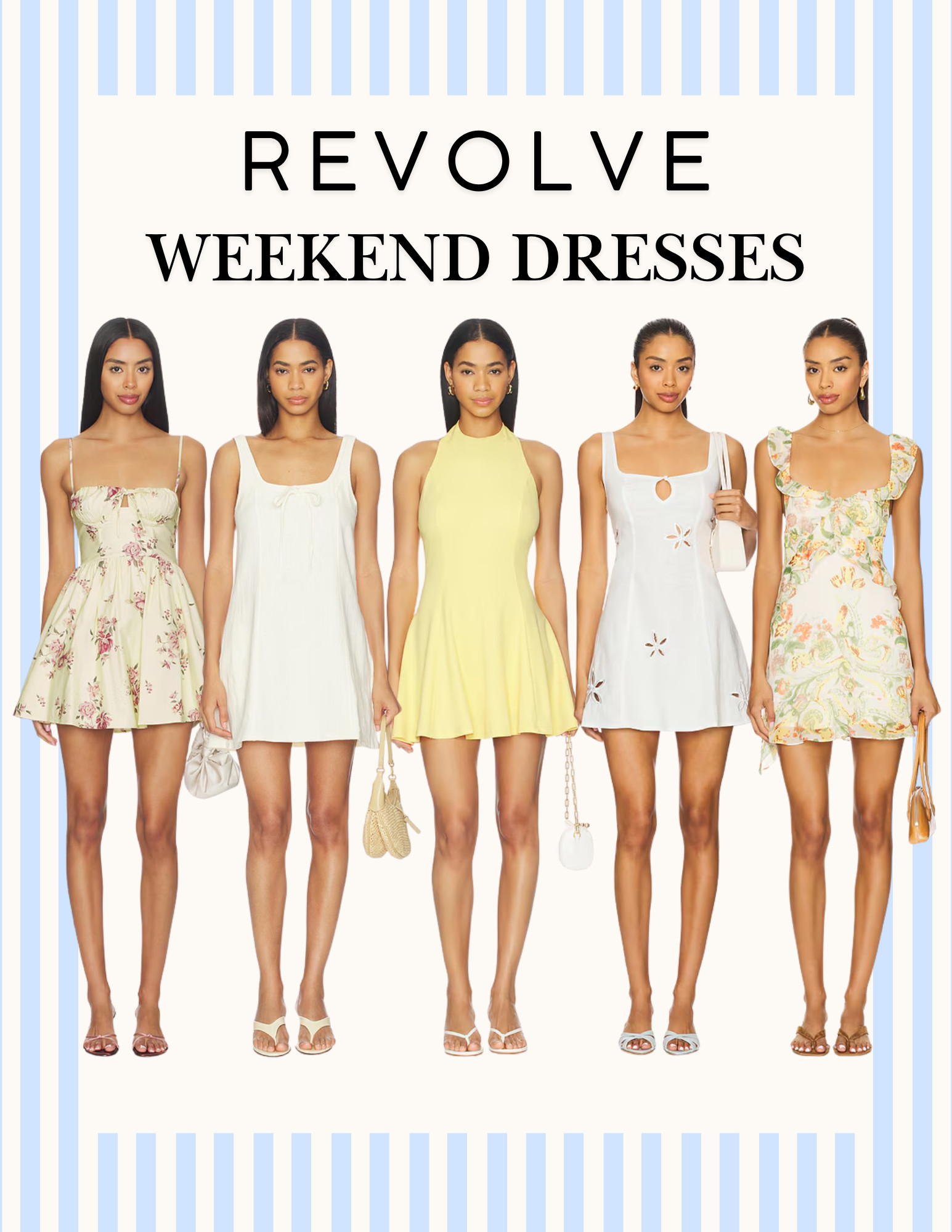 Revolve Mini Dress Edition 
💛🌸🤍

If you have been looking for your perfect summer mini dress I promise you it is one of these!! 

Pastel perfection, feminine details, effortless summer energy — Revolve is absolutely delivering this season! 

I’ve linked these exact styles AND similar options at every price point because these looks are too good not to share!! Tap below to shop my LTK 👇🏻🌸🔗





#revolve #revolvefashion #revolvedresses #revolveweekend #revolvestylee #revolvenewarrivals #minidress #summermini #summerminidress #summerminidresses2026 #yellowdress #yellowminidress #whiteminidress #floralmini #floralminidress #creamminidress #pastelsdress #pastelfashion #rucheddress #ruffledress #capsleevedress #mockneckdress #halterdress #cutoutdress #daisydress #floralruffle #dressesunder100 #summerdress #summerdresses2026 #summerstyle #summerfashion #summeroutfit #summerootd #casualchic #effortlessdress #weekendoutfit #weekendstyle #brunchdress #dateoutfit #vacationdress #beachdress #poolsidestyle #resortwear #girlsdinner #rooftopbar #summerparty #concertoutfit #festivaldress #affordableluxury #designerlookalike #thelookforless #over40style #over40fashion #over40outfits #over40dresses #momstyle #momfashion #ootd #LTKootd #LTKOver40 #LTKSeasonal #LTKFindsUnder100 #LTKstyletip #LTKWedding #LTKfinds #LTKparty

#LTKWedding #LTKTravel #LTKOver40