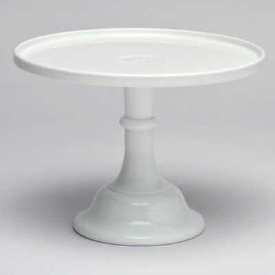 Mosser Glass 10" Milk Glass Cake Plate/stand | Amazon (US)