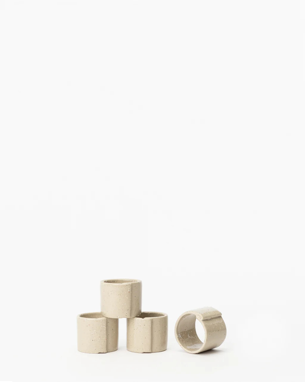 Speckled Napkin Rings (Set of 4) | McGee & Co.