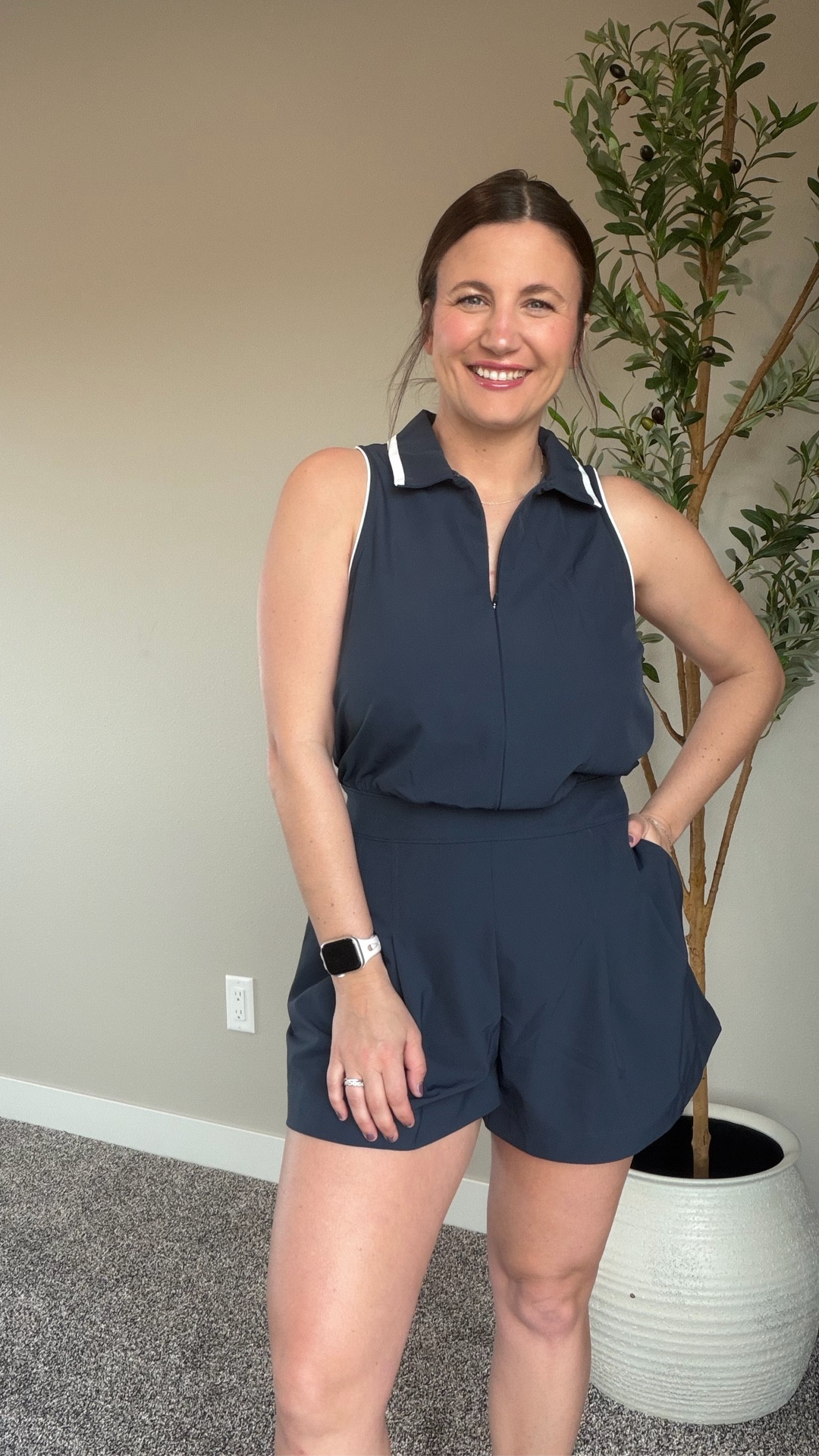 From tee time to summertime, this romper will be a summer staple for me! 

Can't believe this is from target! 

#mastersoutfit #golfoutfit 


#LTKspring #LTKActive #LTKPetite