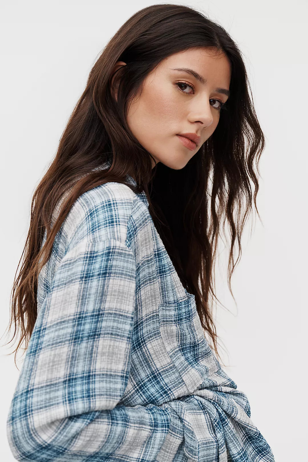 Pilcro Hadley Relaxed Plaid Buttondown Shirt | Anthropologie (US)