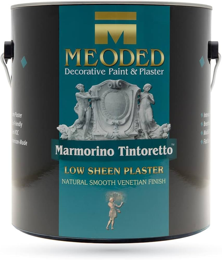 | Marmorino Tintoretto Venetian Plaster | Matte/Low Sheen Lime Based Venetian Plaster | Interior ... | Amazon (US)