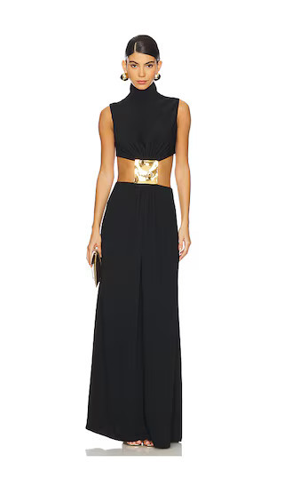 Alexis Prague Long Dress in Black. - size S | Revolve Clothing (Global)