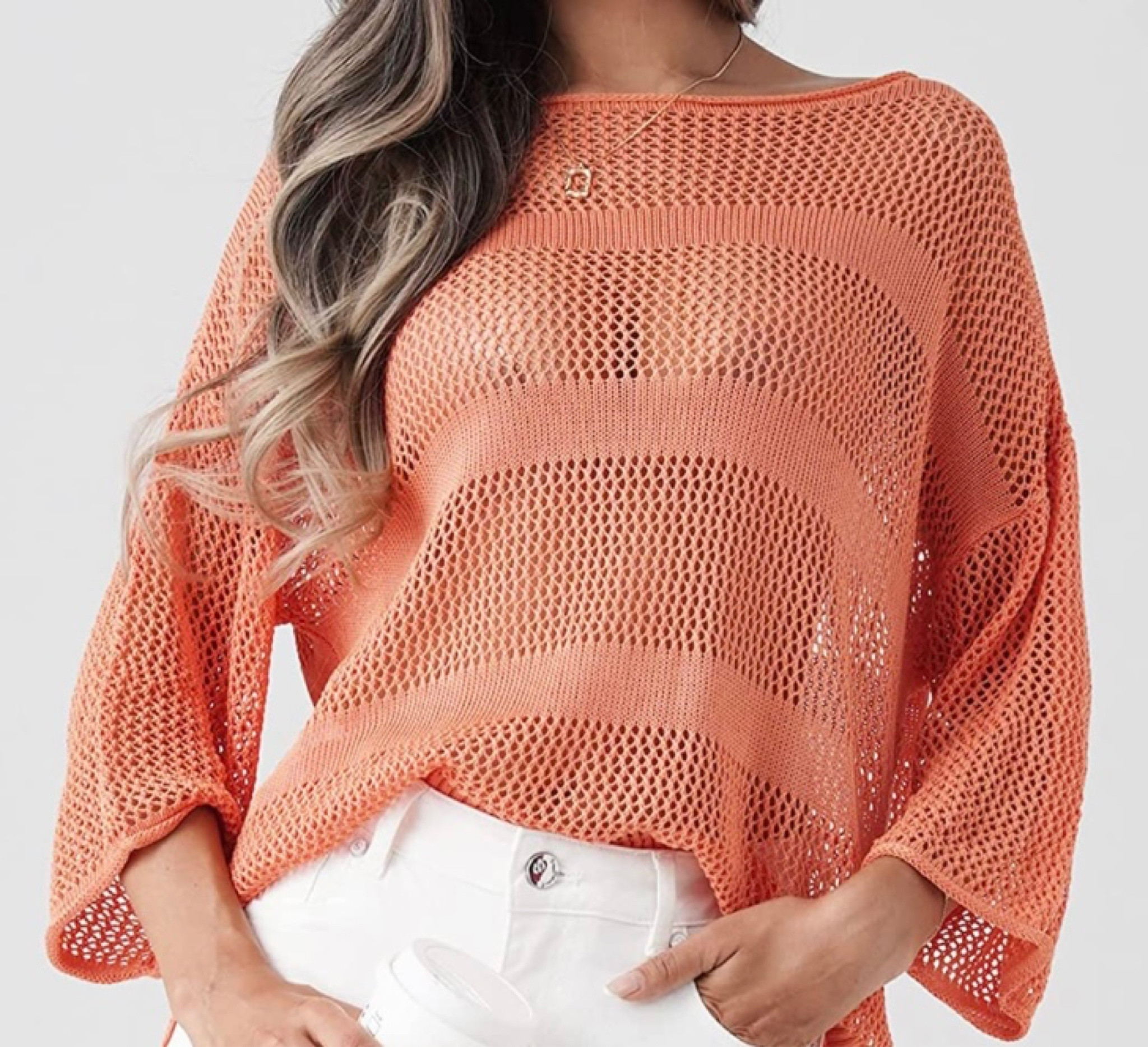 Mesh swimsuit cover up top on sale for $9 today on Amazon!!!