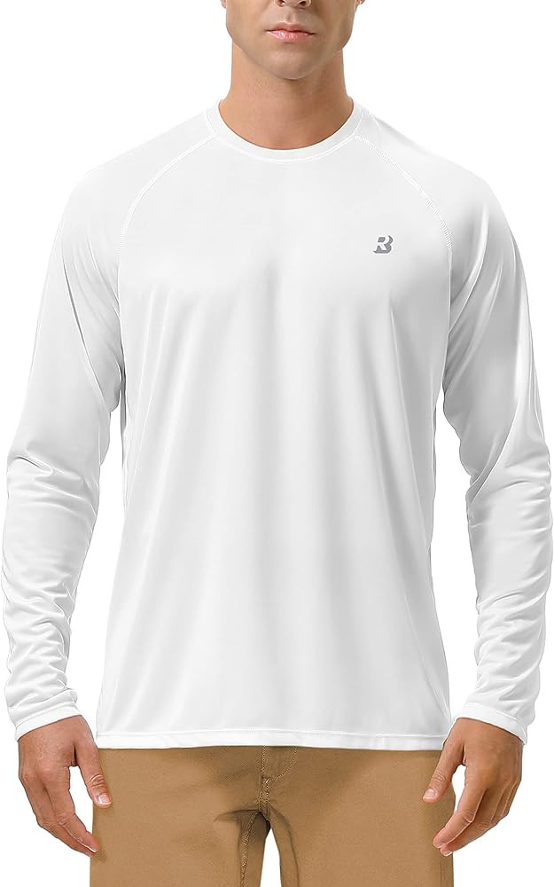 Roadbox Mens UPF 50+ UV Sun Protection Shirts Outdoor Long Sleeve SPF Rash Guard for Fishing Hiki... | Amazon (US)