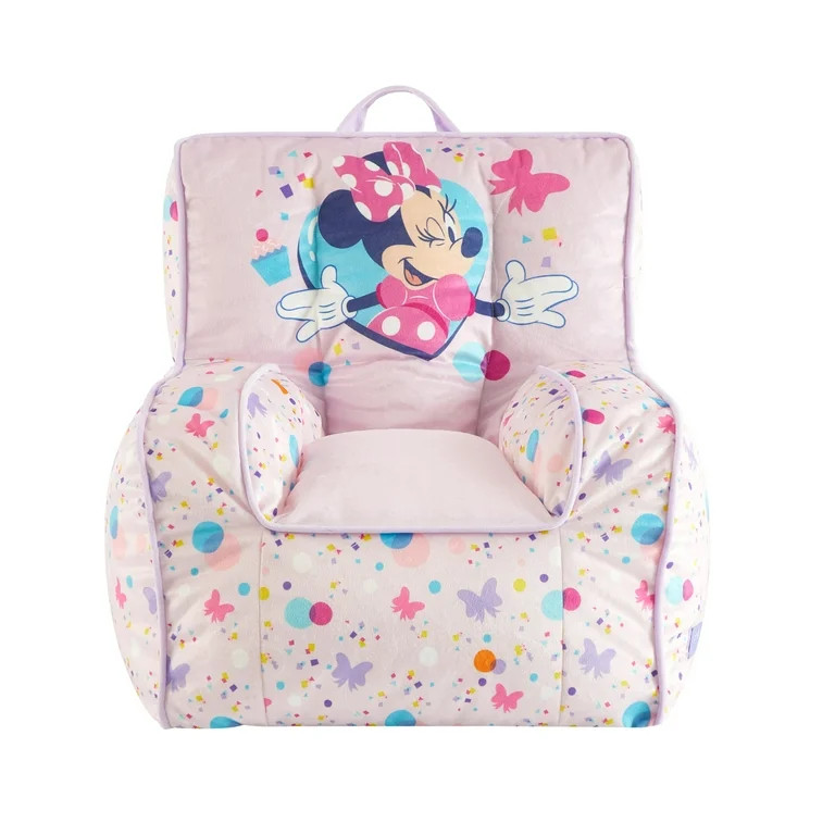 Disney Minnie Mouse Square Beanbag Chair - Walmart.com | Walmart (US)