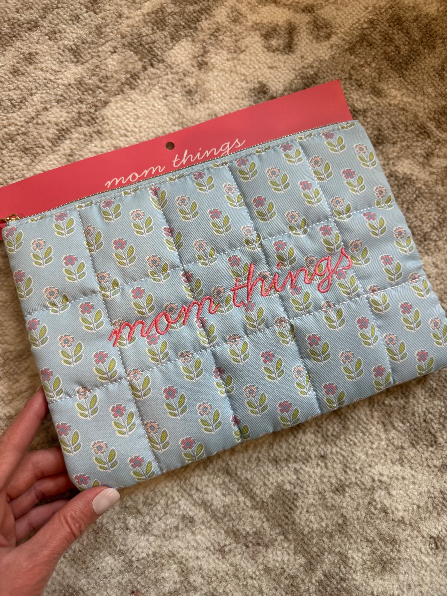 Mom things 👦🏼👦🏻👧🏼 Just grabbed this cute little pouch from Target 🎯 Only $10 and a pretty good size for the price! Perfect for your everyday bag, pool bag, or to travel with. 

Target, zip pouch, tote bag organization, everyday bag, travel organization, cosmetic pouch, 

#LTKmomlife #LTKTravel