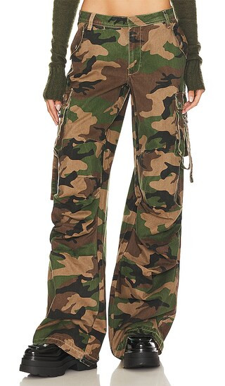 Jane Cargo Pants in Washed Camo | Revolve Clothing (Global)