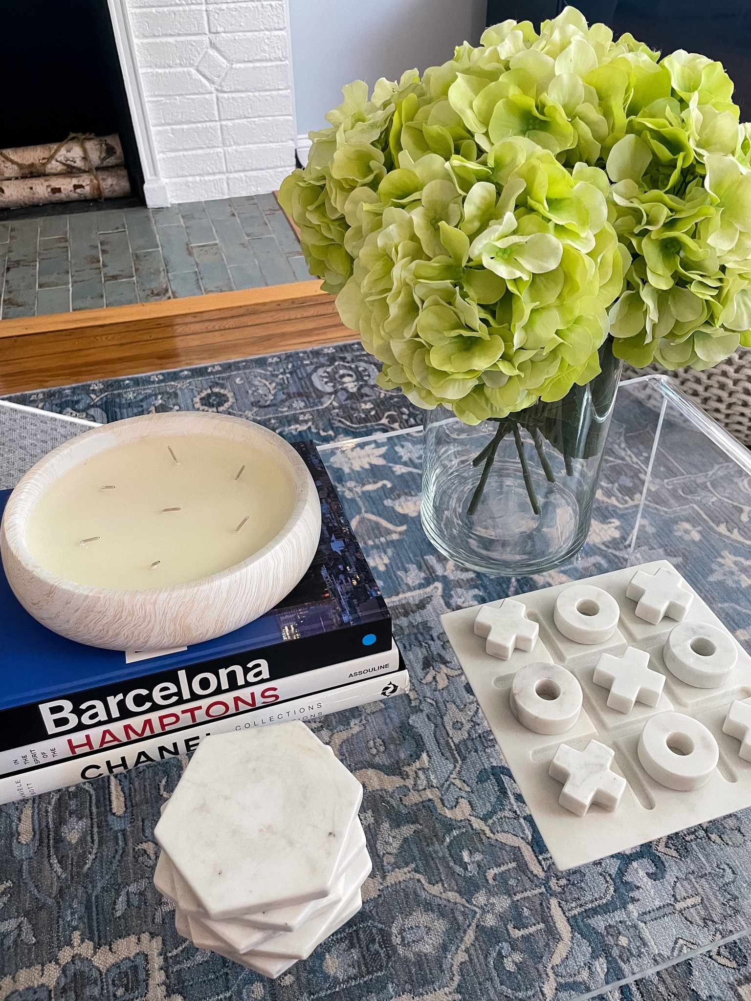 Coffee table decor 

Coffee table books, marble tic tac  toe, flowers, marble coasters, interior design, fall decor 

#LTKstyletip #LTKhome #LTKunder50