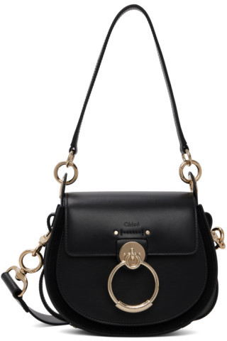 Chloé - Black Small Tess Bag | SSENSE