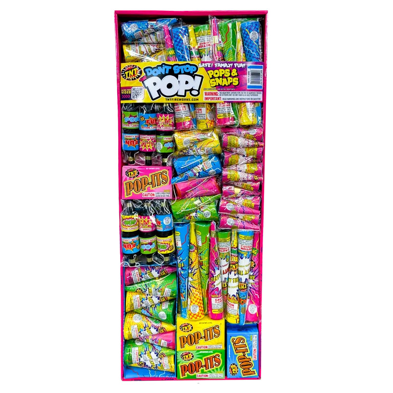 TNT Fireworks, Don't Stop The Pop, Party Popper Assortment, Any Occasion | Walmart (US)
