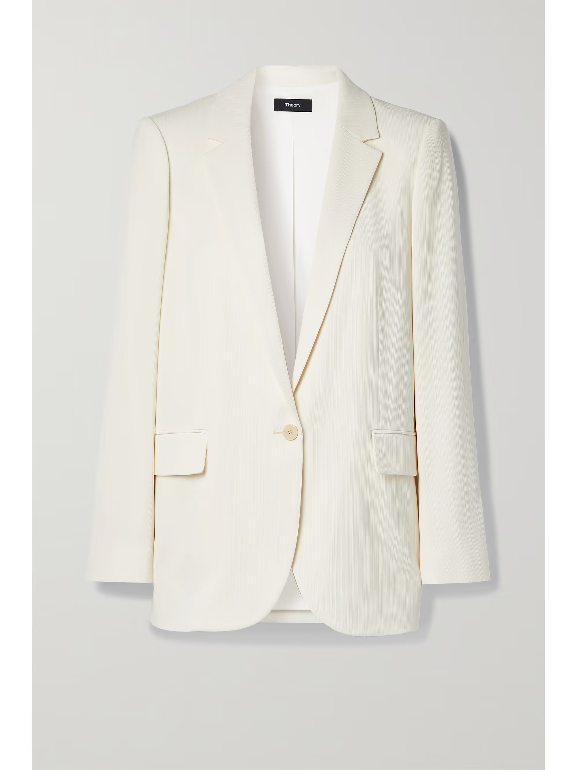 Ribbed crepe blazer | NET-A-PORTER (US)