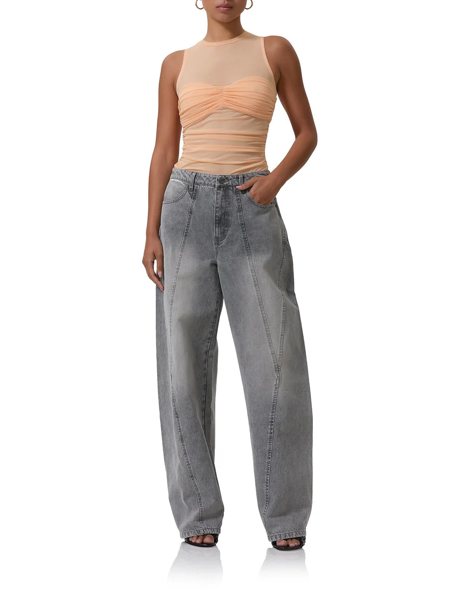 Archer Barrel Pant - Smoke Grey Wash | ShopAFRM