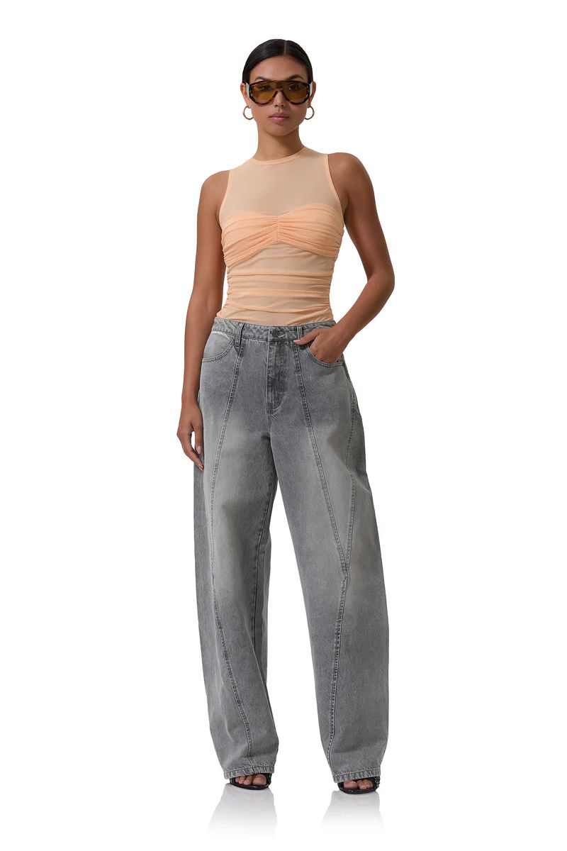 Archer Barrel Pant - Smoke Grey Wash | ShopAFRM